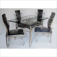 4 seater steel dining deals table price