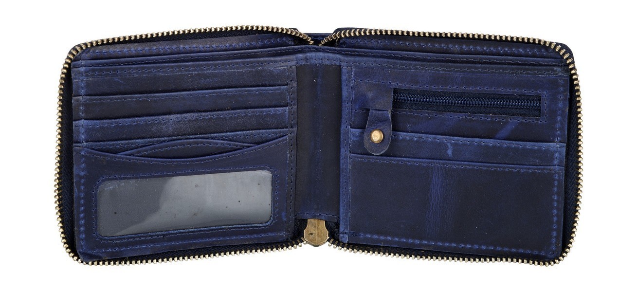 Blue Men's Wallet