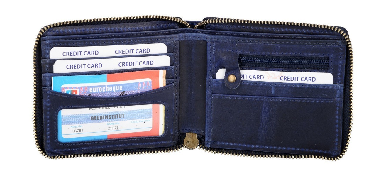 Blue Men's Wallet