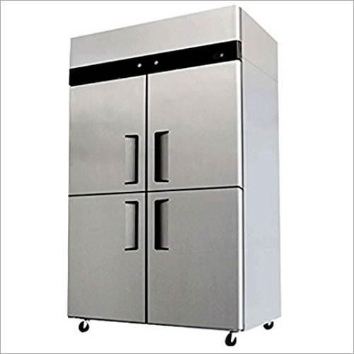 Four Door Refrigerator - 1300 Liters, Matte Silver | Stainless Steel, Digital Temperature Control, Dual Temperature Options, 1-Year Warranty, Portable Design