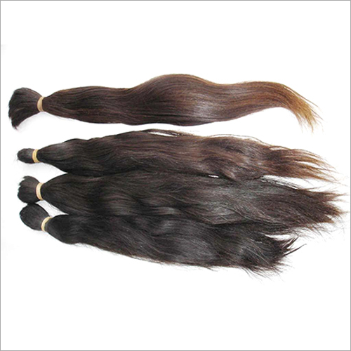 Indian Bulk Hair - Remy Human Hair 10-30 Inches Long Black & Brown Shades | Tangle-free Soft Texture Easy Attachment With Hair Pins Low Maintenance Non-allergenic Scalp Care