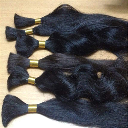 Indian Bulk Hair - Remy Human Hair 10-30 Inches Long Black & Brown Shades | Tangle-free Soft Texture Easy Attachment With Hair Pins Low Maintenance Non-allergenic Scalp Care