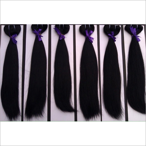 Black Virgin Weft Straight Hair