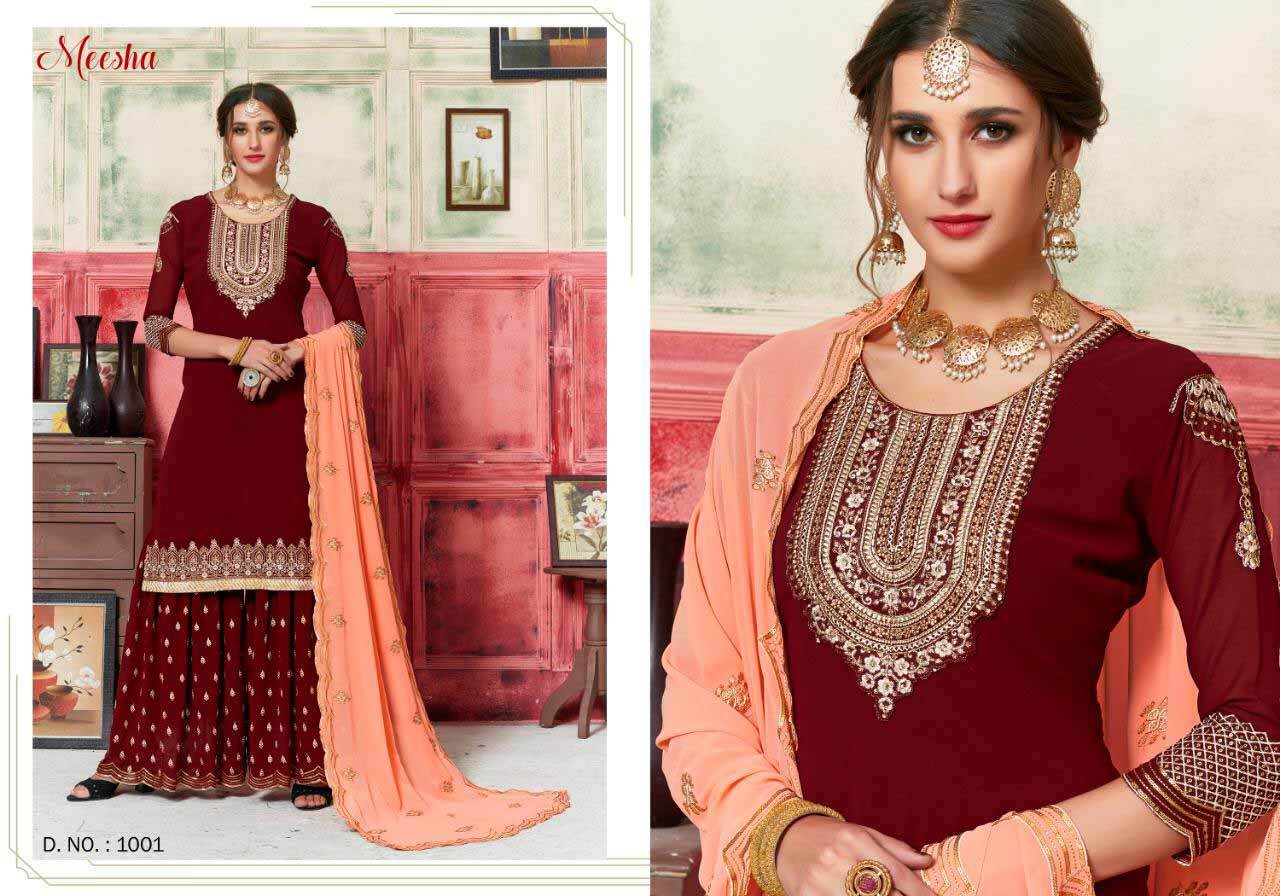 Georgette Sharara Suit Collection Application: Women Material