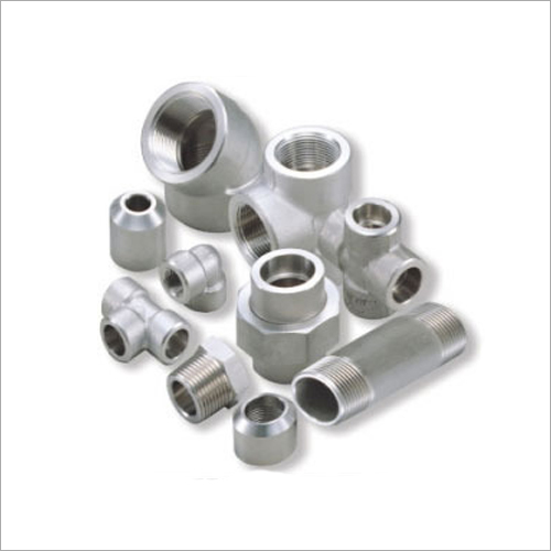 Monel Threaded Pipe Fittings - Polished Stainless Steel, Customize Thickness | Durable and Versatile for Chemical and Food Processing Industries