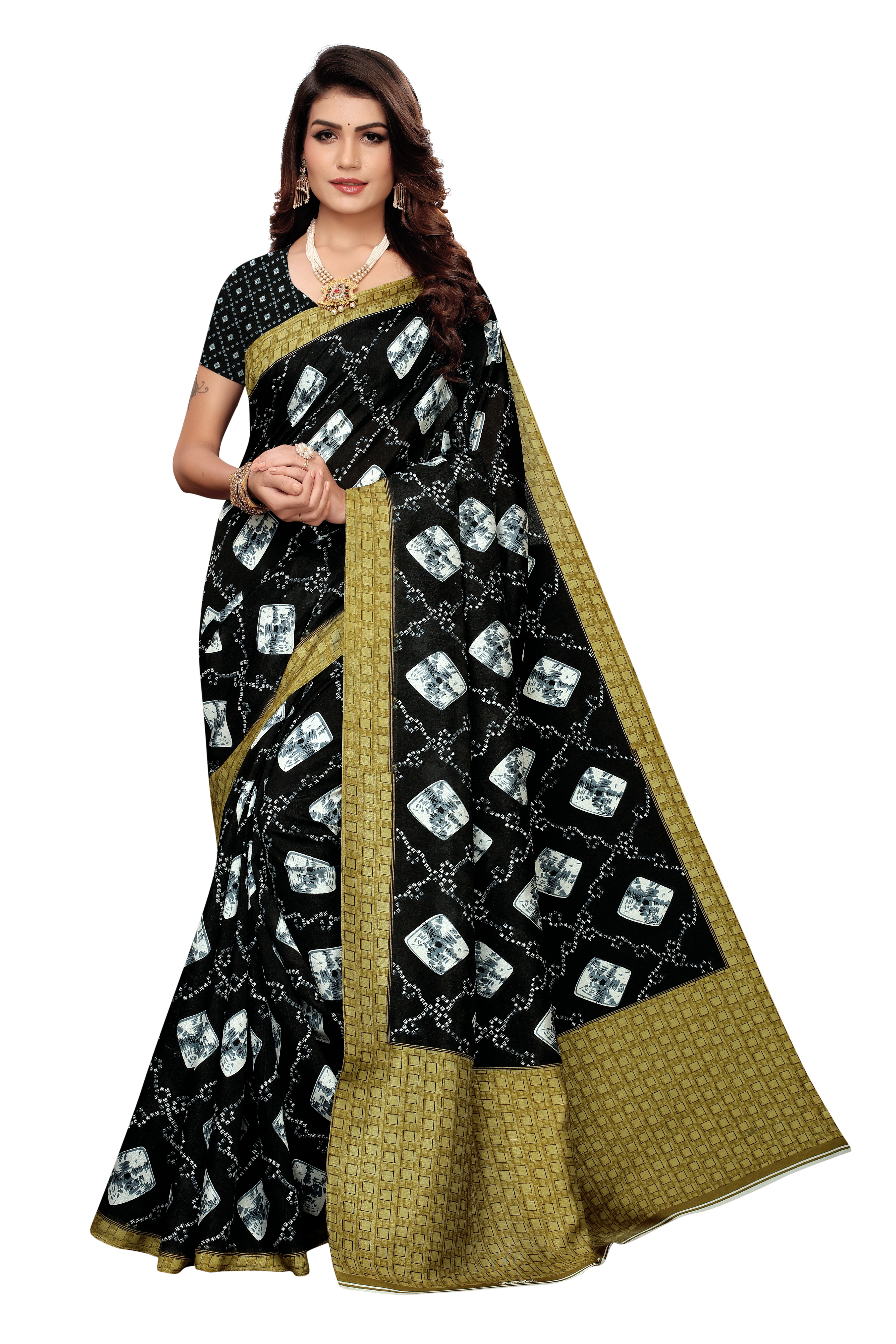 Joya Silk Printed Saree - Joya Silk, 6 Mtr Length, 0.8 Mtr Blouse | Printed Pattern, All Colors, Suitable For All Seasons