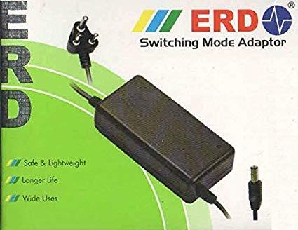 ERD CCTV Camera Power Supply Adopter 3 Amp ERSMAD123A0D - BIS Approved, High Efficiency, Surge Protection, Over Temperature & Over Current Protection, Indoor Use