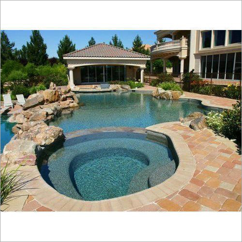 Designer Swimming Pool - Custom Concrete, Tile, Stone | Freeform & Geometric Shapes, Waterfalls, Fountains, LED Lighting, Custom Dimensions & Depth
