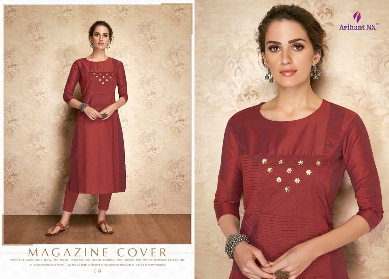Cool Dry Viscose Silk Casual Wear Long Kurti