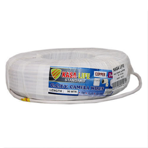 CCTV Cable 3+1 (90 Meter)Regular Flexible