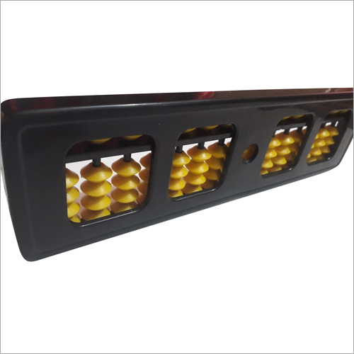 15 Rod Yellow Student Abacus - Plastic, 6x22.5 cm | Durable, Available in Different Colors, Weighs 106g