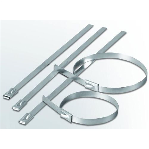 Ss Cable Ties - Stainless Steel, 100-500 Mm Length, 4.6-12.7 Mm Width | Weatherproof, Flame Retardant, Quick Installation, Flexible Use