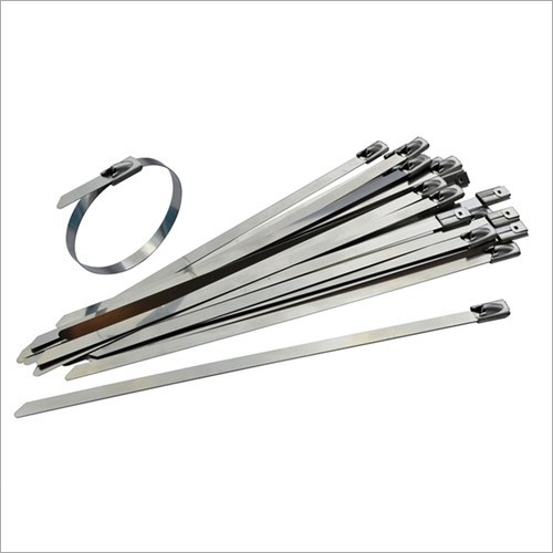 Ss Cable Ties - Stainless Steel, 100-500 Mm Length, 4.6-12.7 Mm Width | Weatherproof, Flame Retardant, Quick Installation, Flexible Use