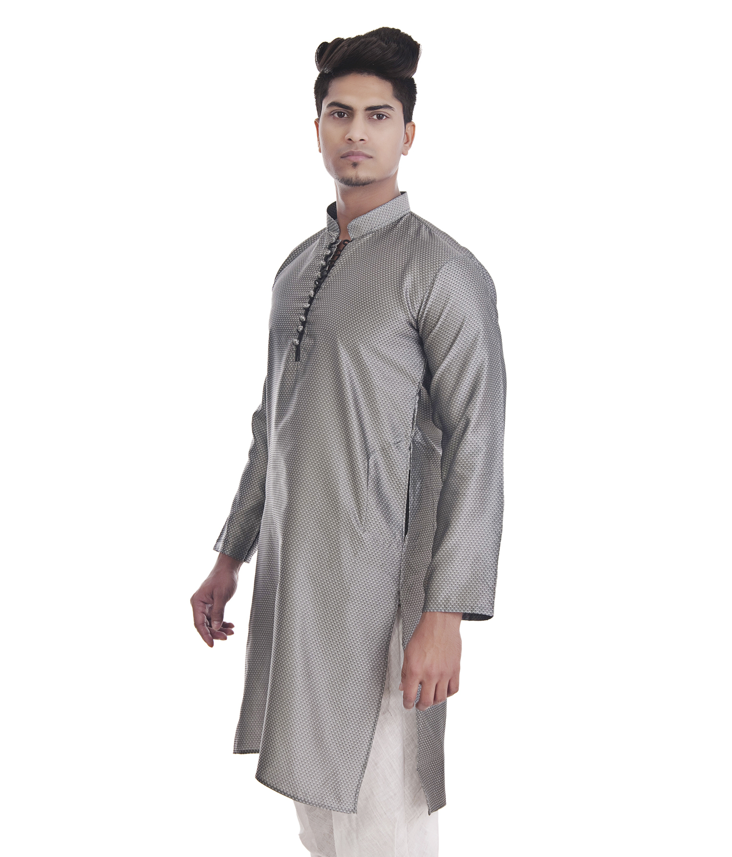 Slik Chikan Mens Kurta