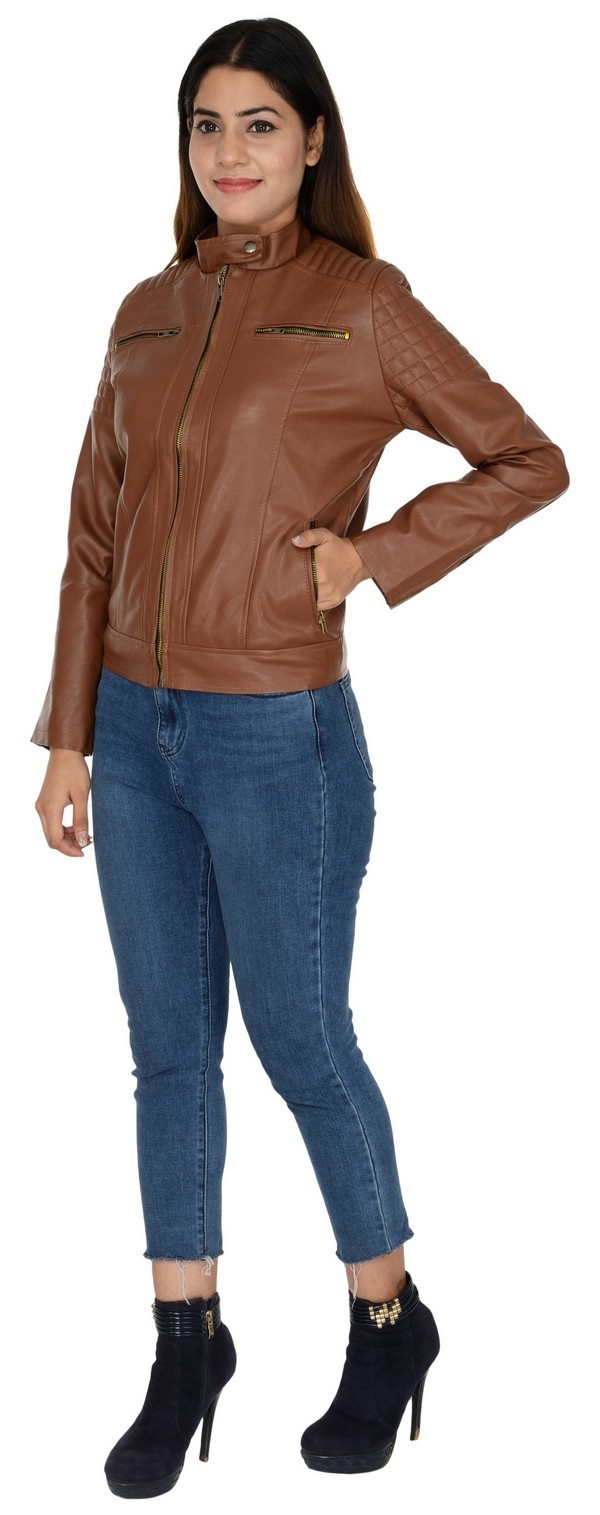 Tan Ladies Jacket