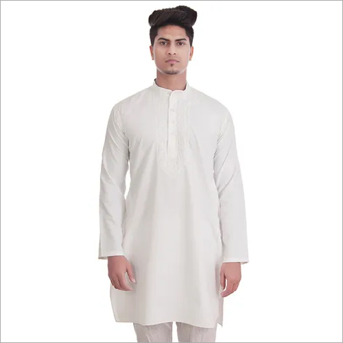 पुरुष चिकन कुर्ता