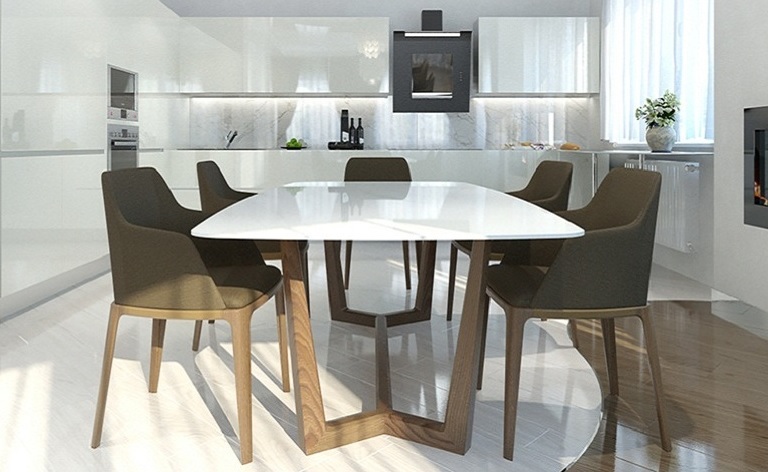 Dining Table - Solid Wood, Various Sizes Available, Elegant Design, Durable Finish, Perfect For Family Gatherings And Stylish Dining Rooms