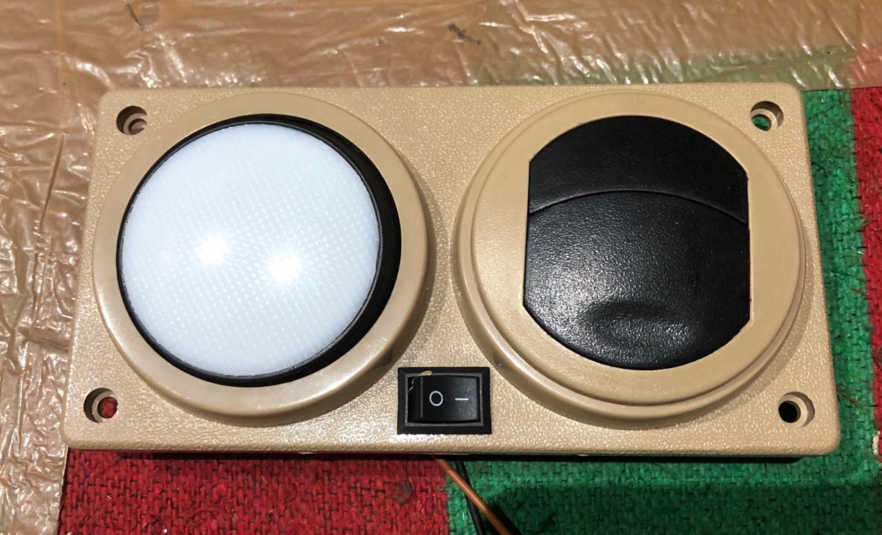 Bus Ac Louver With Reading Light