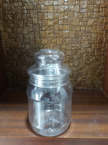Pet Jars - 800 Ml Round Transparent | Food Grade, Rigid Pet Material, Multipurpose Packaging