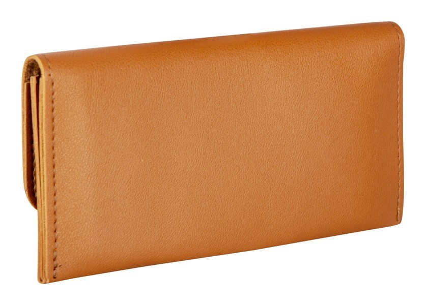 Ladies Wallet - Premium Pu Leather, Tan Color | Perfect Blend Of Durability And Craftsmanship, 3 Month Warranty
