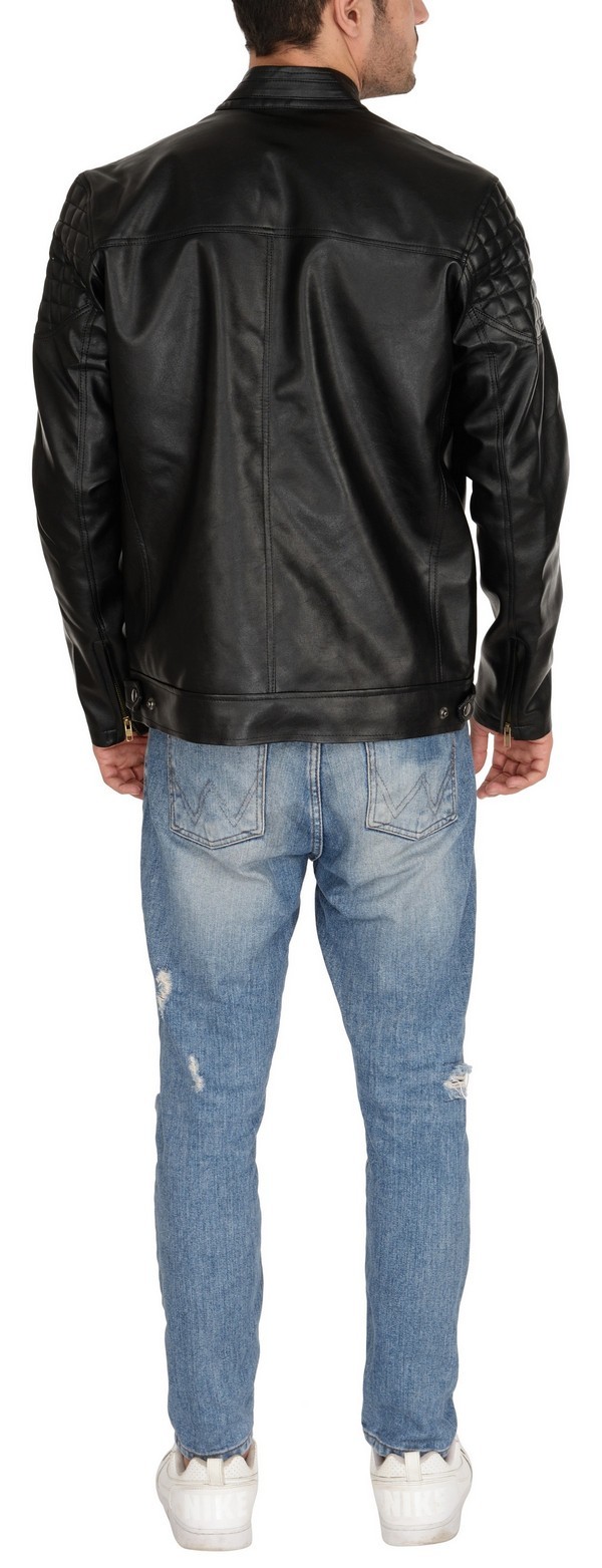 Man Pu Jacket Black Usage: Men