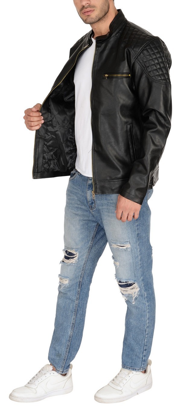 Man Pu Jacket Black Usage: Men