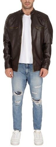 Man Pu Jacket Brn Usage: Men