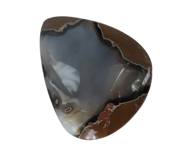 Brown Natural Colors Thunder Agate Loose Gemstone