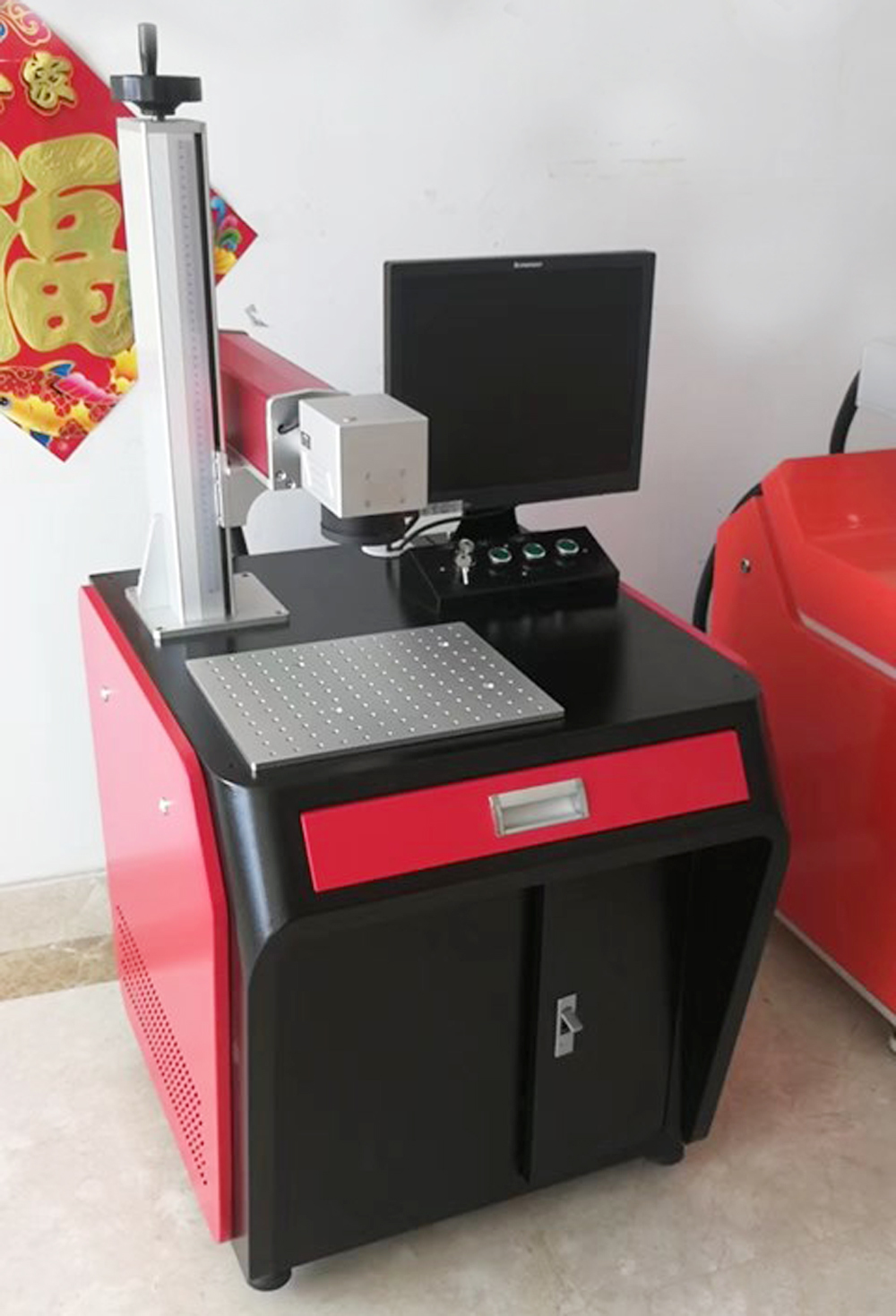 Fiber Laser Marking Machine - 20w Raycus Laser Source, 7000mm/s Marking Speed, Air Cooling | High Precision 0.002mm Accuracy, Supports Multiple Graphic Formats