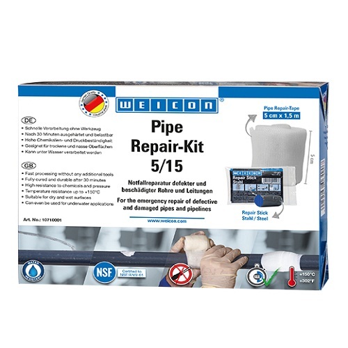 Dark-grey Pipe Repair-kit
