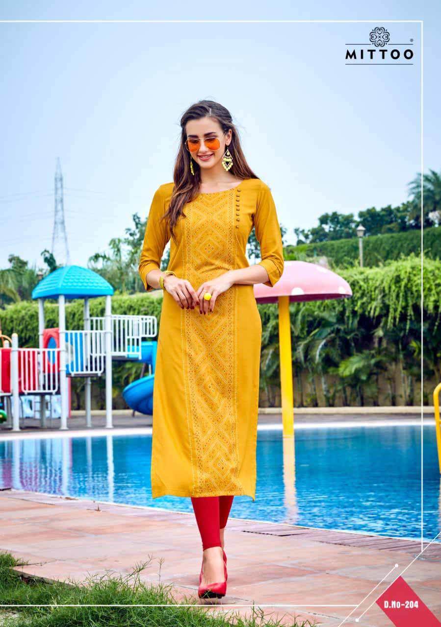 Rayon Kurti Set - Rayon Print, Size: L(40), Xl(42), Xxl(44) | 3-4th Sleeve, Cool Dry & Washable, Customized Logo, Quick Dry