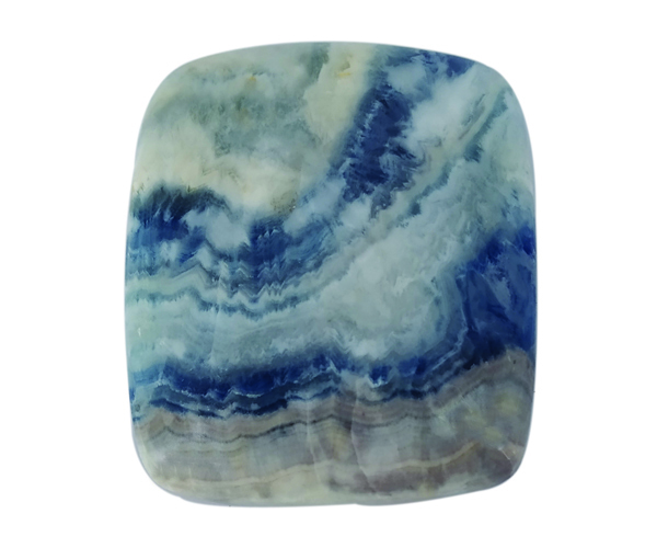 Natural Ancient Blue Scheelite Gemstone