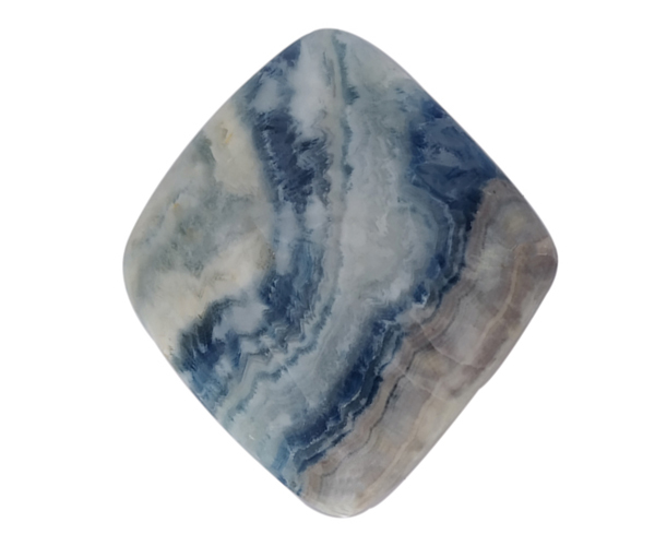 Natural Ancient Blue Scheelite Gemstone