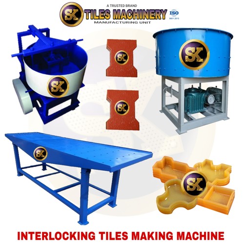 Interlocking Block Making Machine - Manual Control, 2000-4000 Pcs Per Day Capacity | Heavy Duty Design, Long Lasting Functions, Low Maintenance Cost