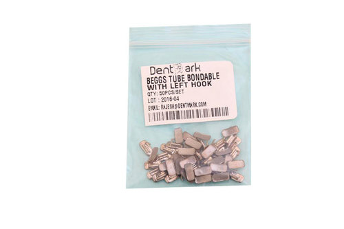  बाएं हुक के साथ डेंटल बेग बॉन्डेबल ट्यूब 