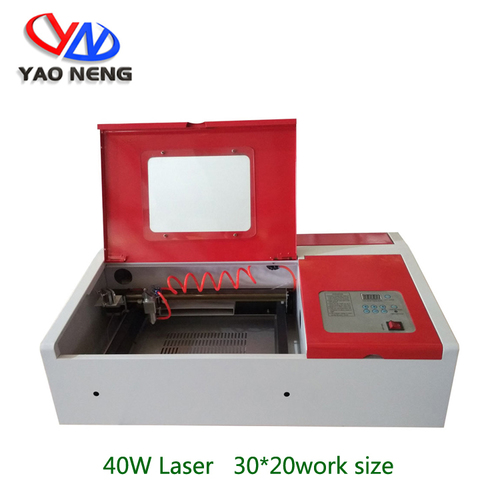 Laser Engraving Machine - Co2, 300x200mm Working Area, 40w/50w Power, Water Cooling | High Efficiency, Compatible With Wood, Acrylic, Plastic, Glass