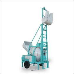 Diesel Concrete Mixer With Hoist Lift - Metal Build, 55 to 65 Feet Lifting Height | Long Service Life, User-Friendly Operations, 1-Year Warranty