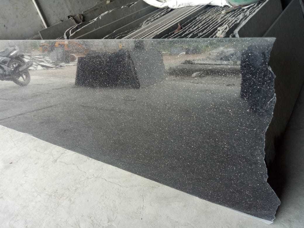 Black Galaxy - Granite Paving | 20mm Thickness, Polished Finish, Variable Dimensions, Ideal For Paving And Countertops, Elegant Black Color