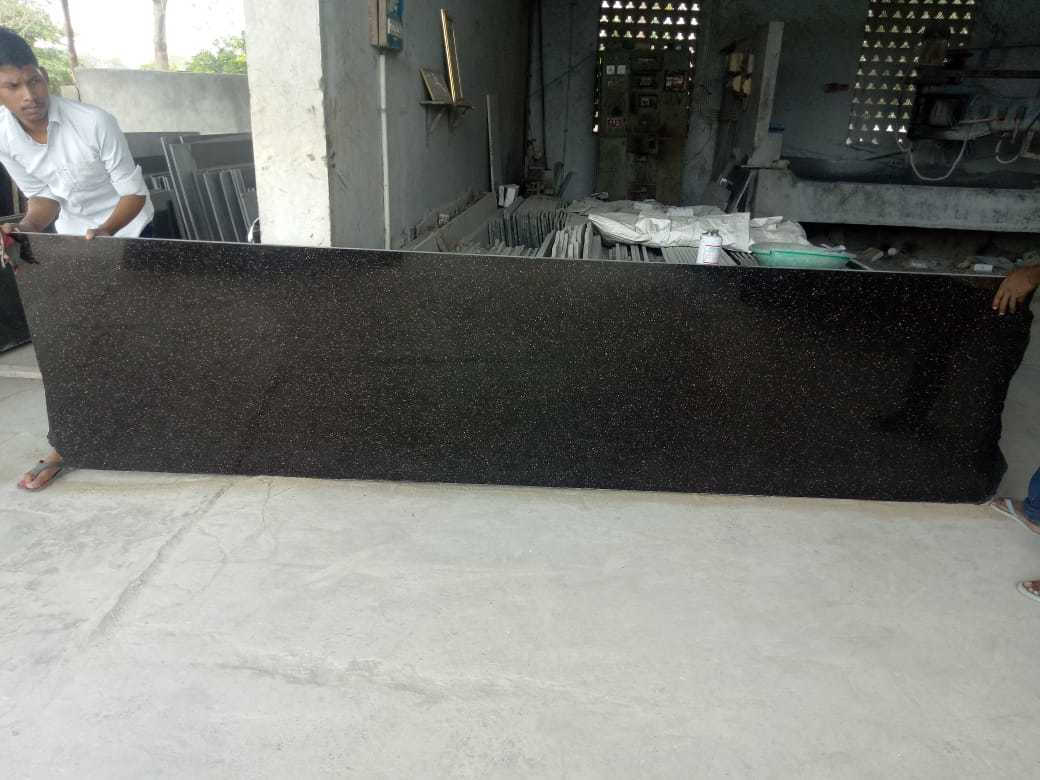 Black Galaxy - Granite Paving | 20mm Thickness, Polished Finish, Variable Dimensions, Ideal For Paving And Countertops, Elegant Black Color