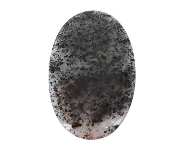 Quartz Healing Black Dot Rutile Stone