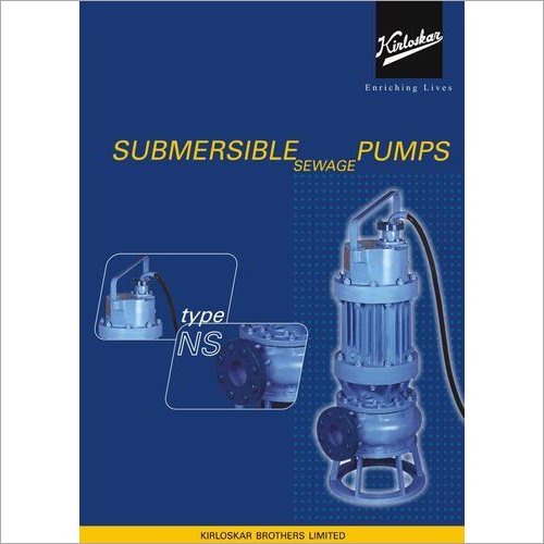 Kirloskar Submersible Sewage Pump Power: Electric