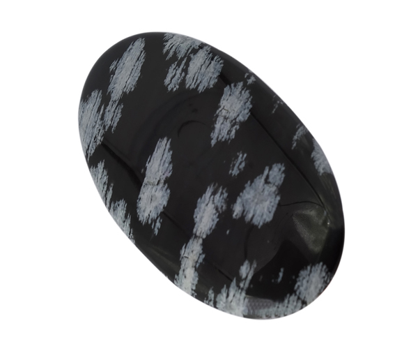 Black Unique Energies Snowflake Stone
