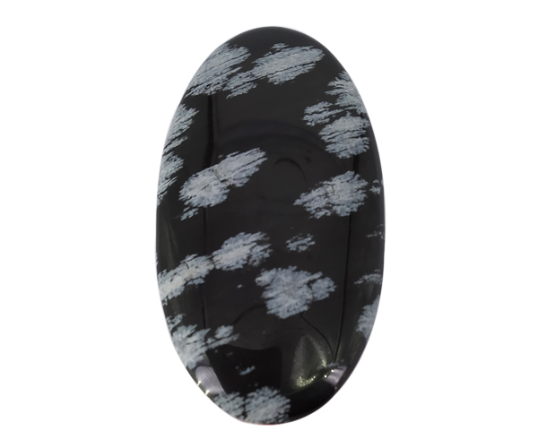 Black Unique Energies Snowflake Stone