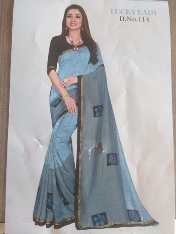 Grey Ladies Indian Designer Sarees