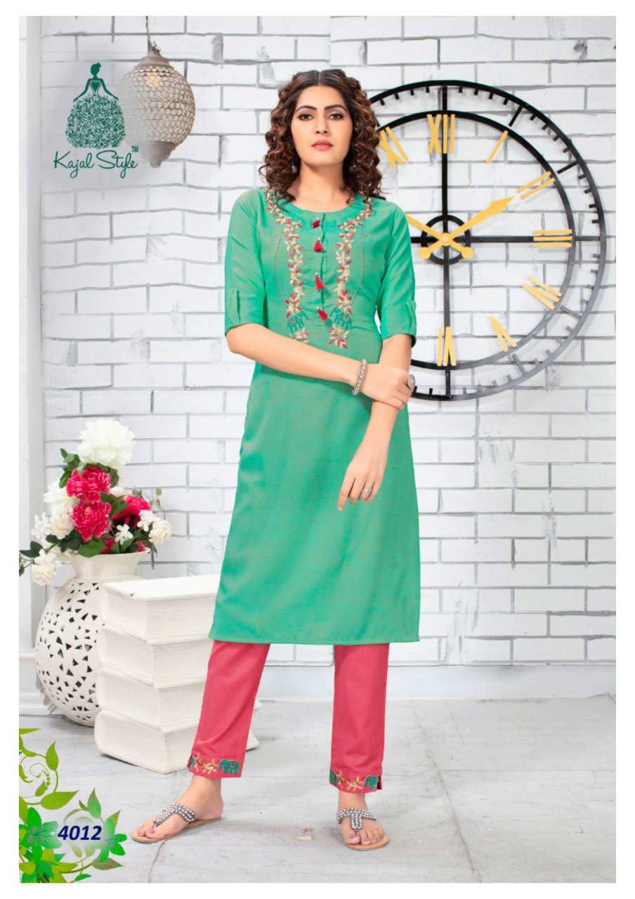 Dry Cleaning Rayon Embroidery Wholesale Kurti