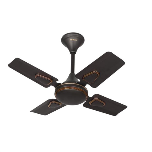 4 Blade Ceiling Fan - ABS & Steel, 120cm Span, Dark Brown | Quiet Operation, Energy Efficient, Stylish Design, Durable Build, Powerful Airflow