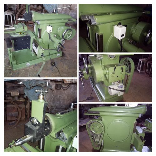 Shaping Machine - 14" Stroke Capacity, Solid Blue Finish | Heavy Duty 1 Hp - 1440 Rpm, 3 Phase System