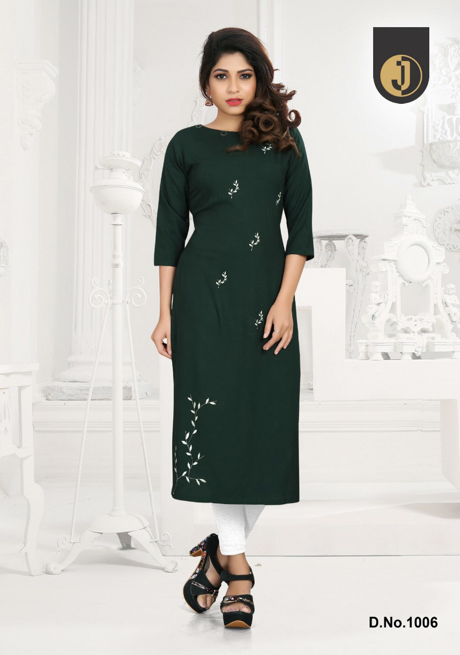 Rayon Printed Wholesale Kurti - Rayon Heavy, Length: 44 Inches, Sizes: M-38, L-40, Xl-42, 2xl-44 | Cool Dry, Quick Dry, 3-4th Sleeve Style, Casual Design