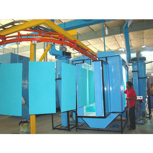 Conveyorised Powder Coating Plant - Durable Steel Build, Efficient Automated Process, High Production Capacity, Versatile Coating Options