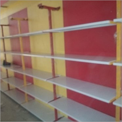 Supermarket Display Rack - Mild Steel, Powder Coated Finish | Durable, Corrosion Resistant Design for Supermarkets, Warehouses, and Shops